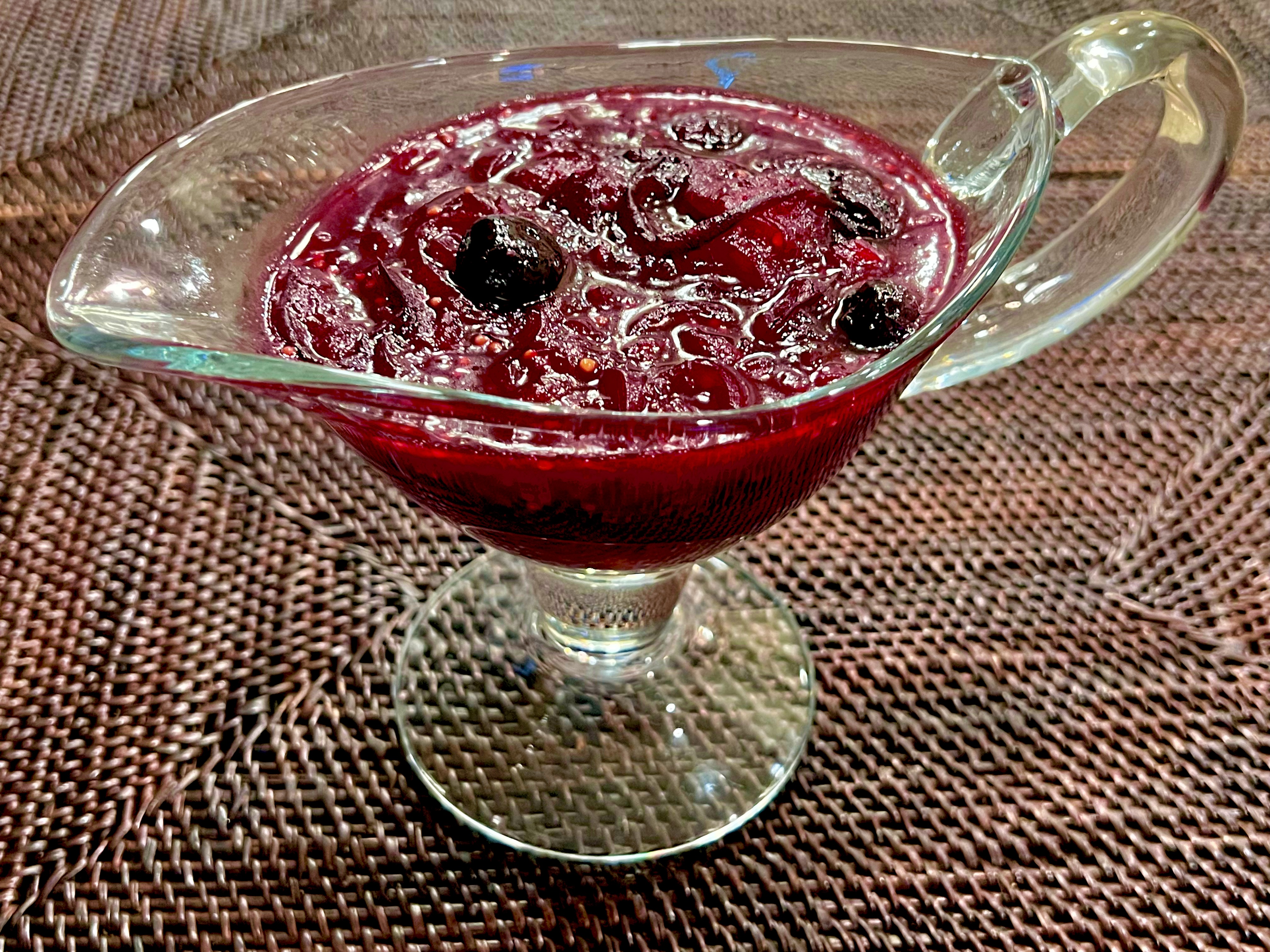 Plum and Blueberry Chutney:
