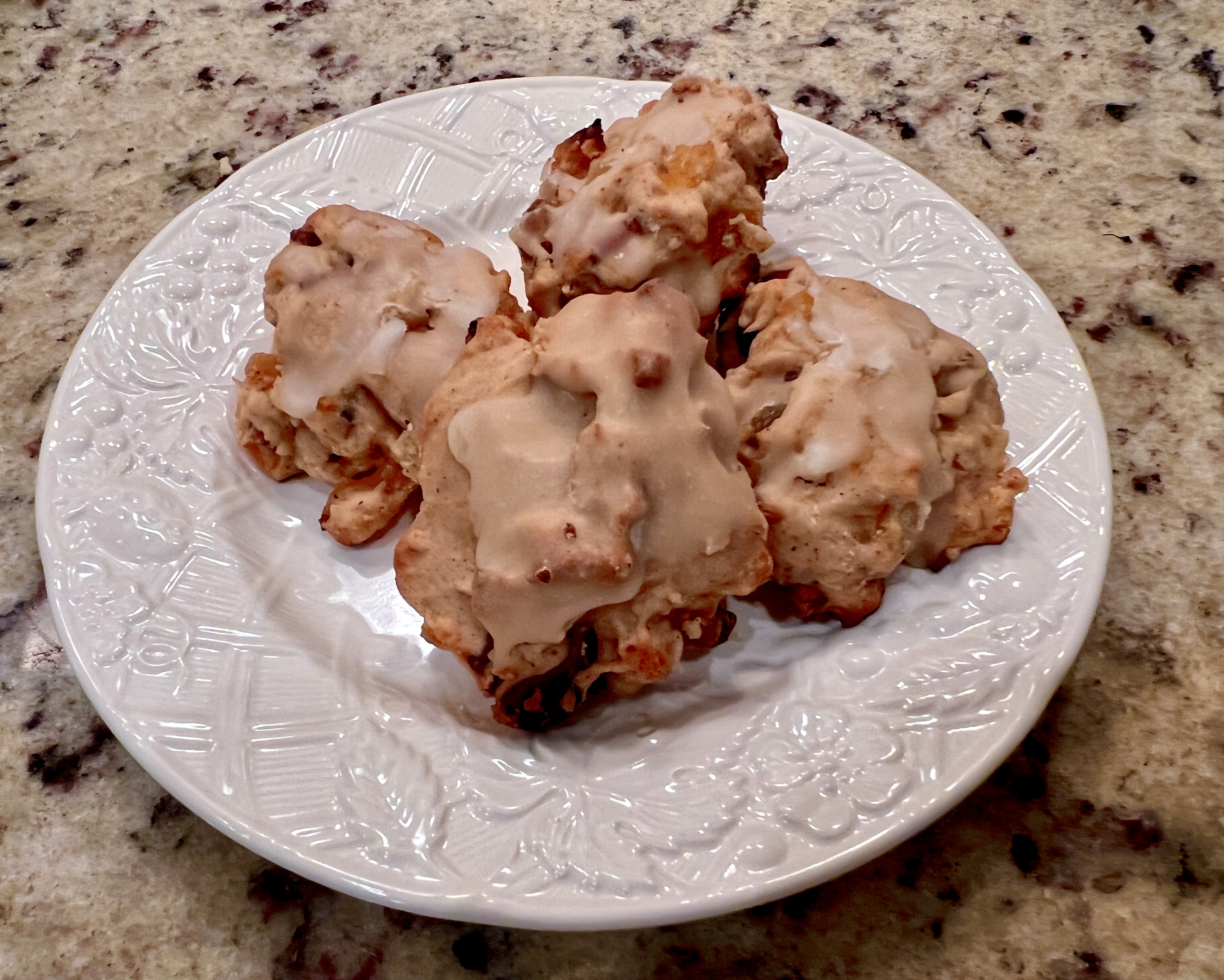 glazed fruit and nut clusters