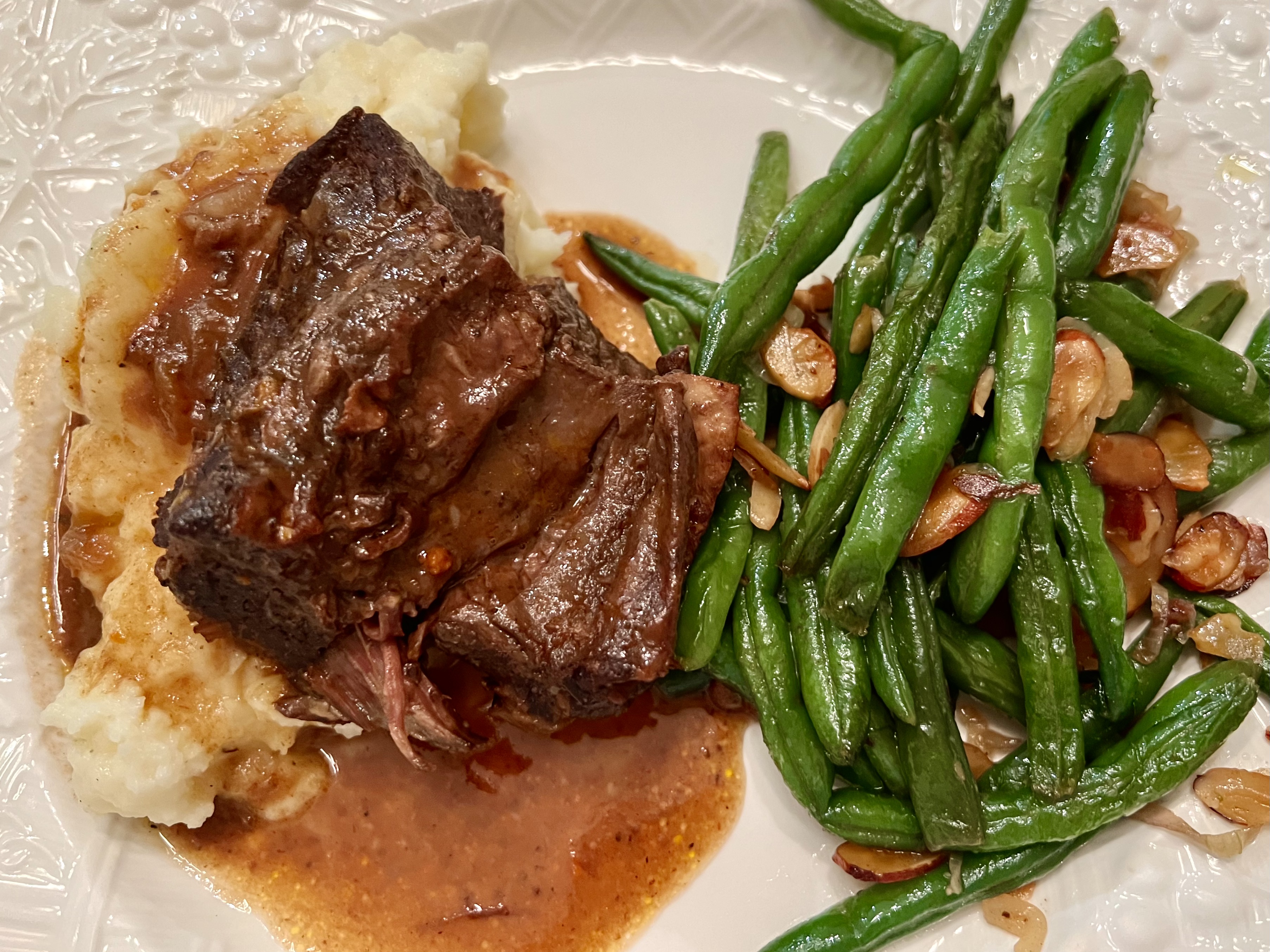 red wine braised short ribs