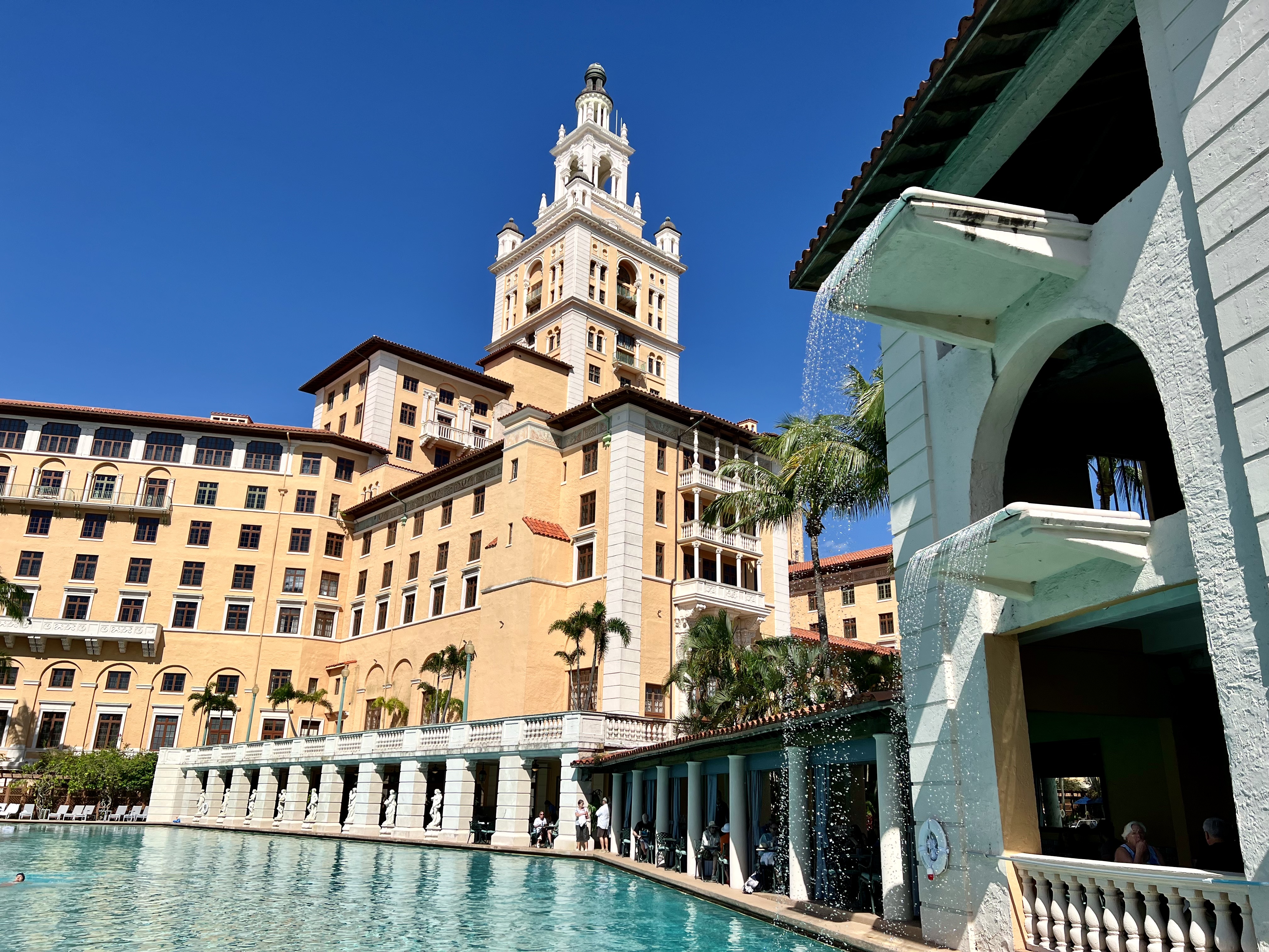 Biltmore pool, one of the largest swimming pools in the US