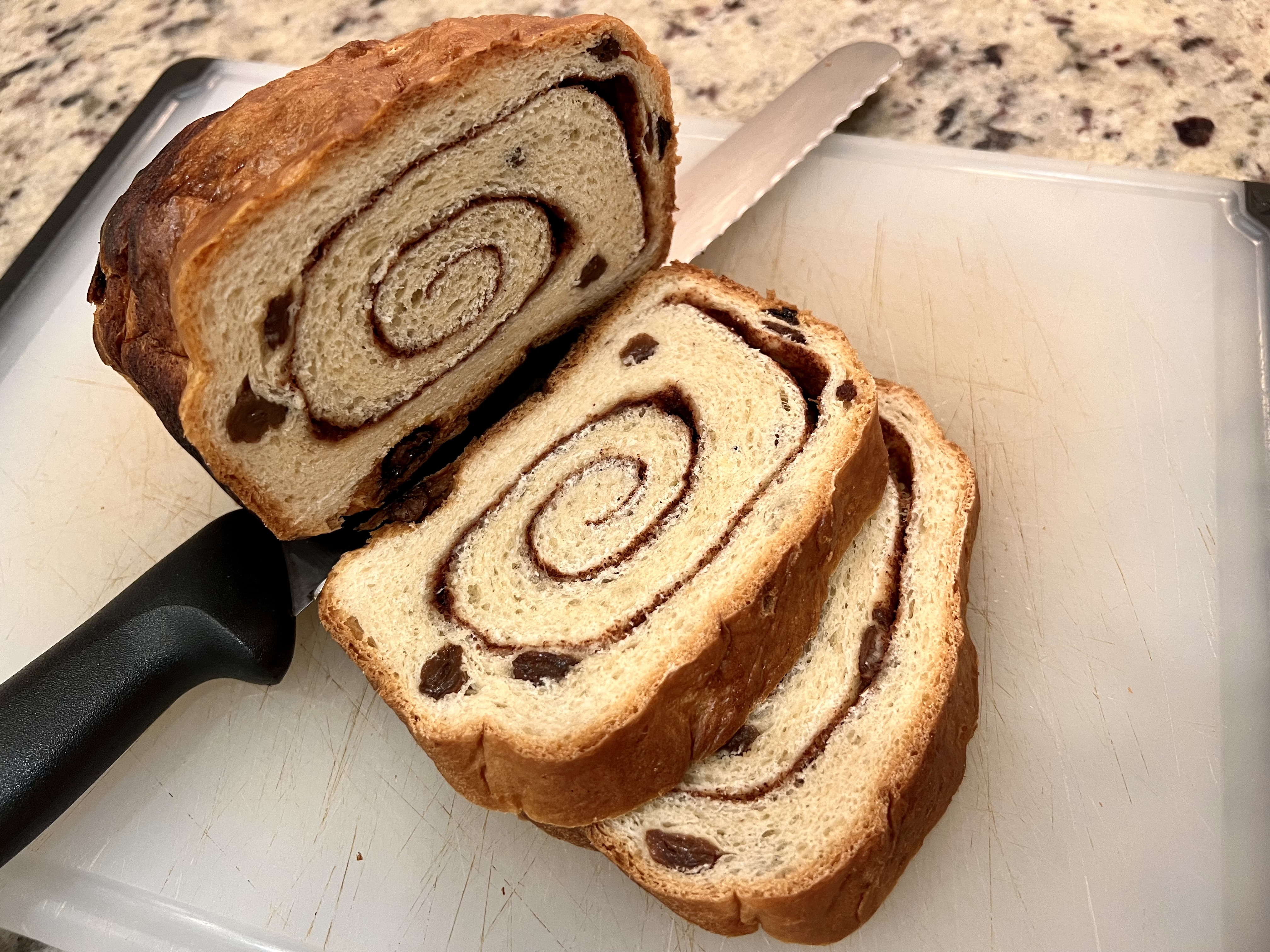 cinnamon swirl raisin bread