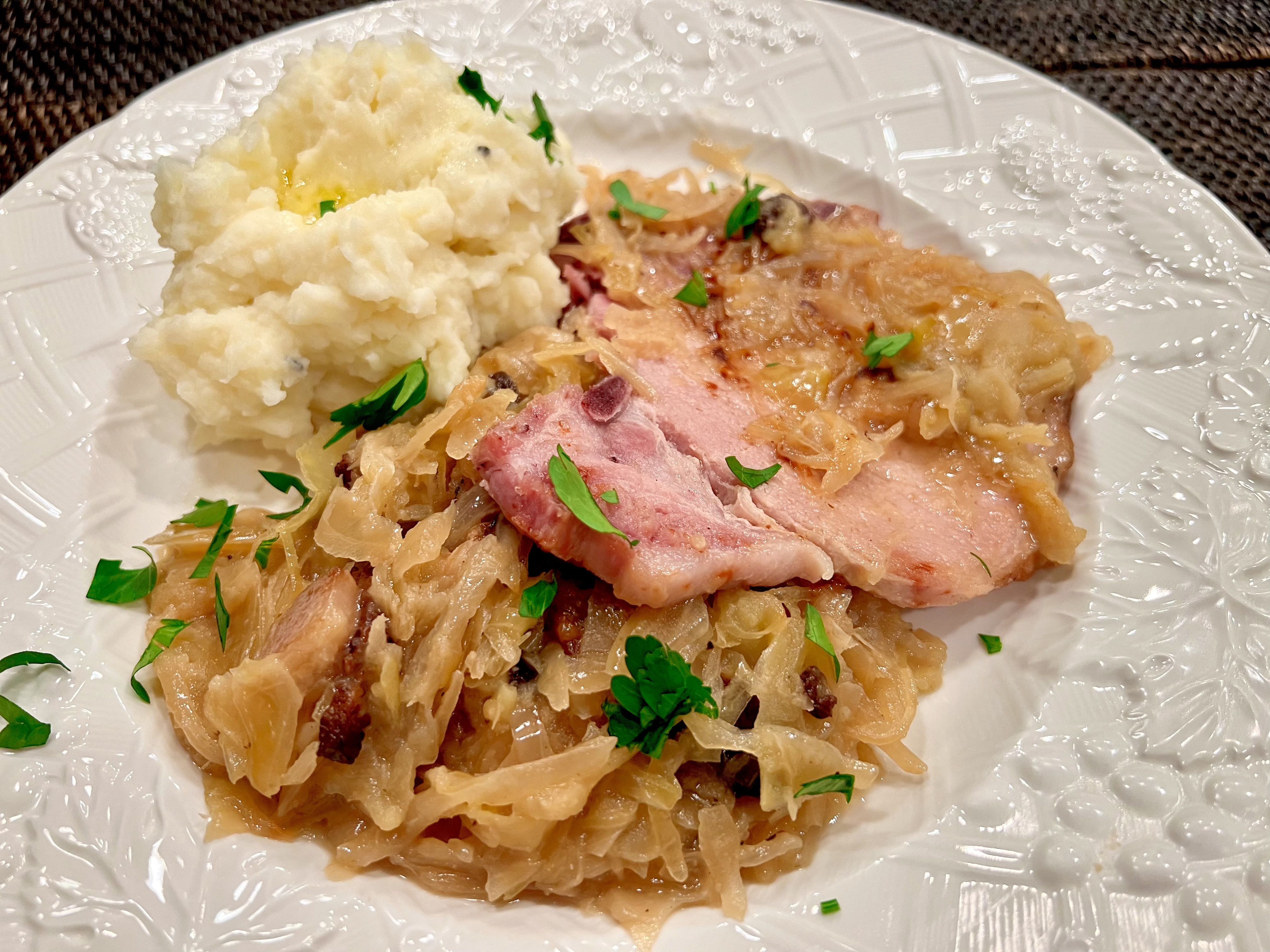 traditi-german-sauerkraut-and-smoked-pork-chops