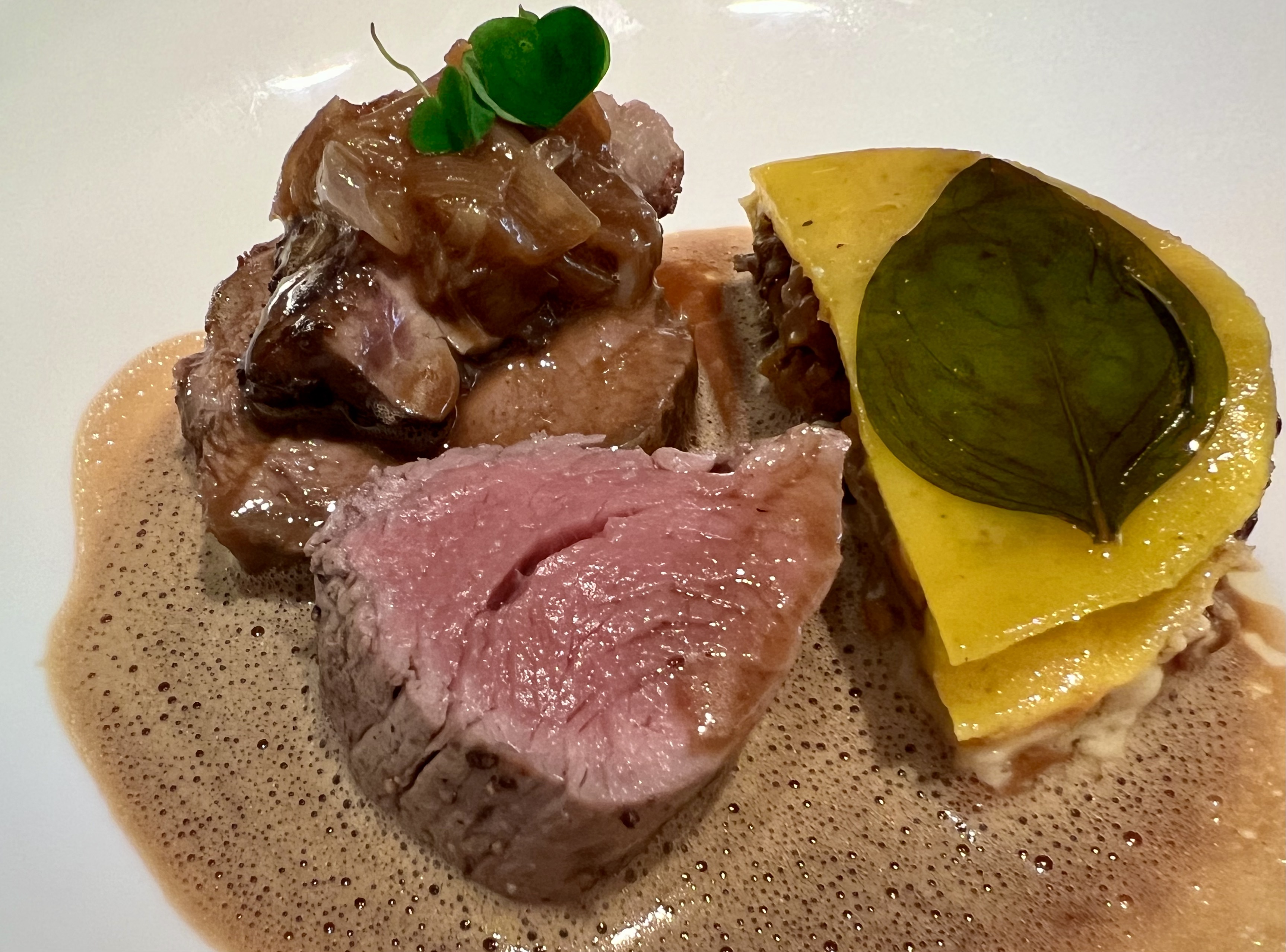 veal-with-chanterelle-lasagna