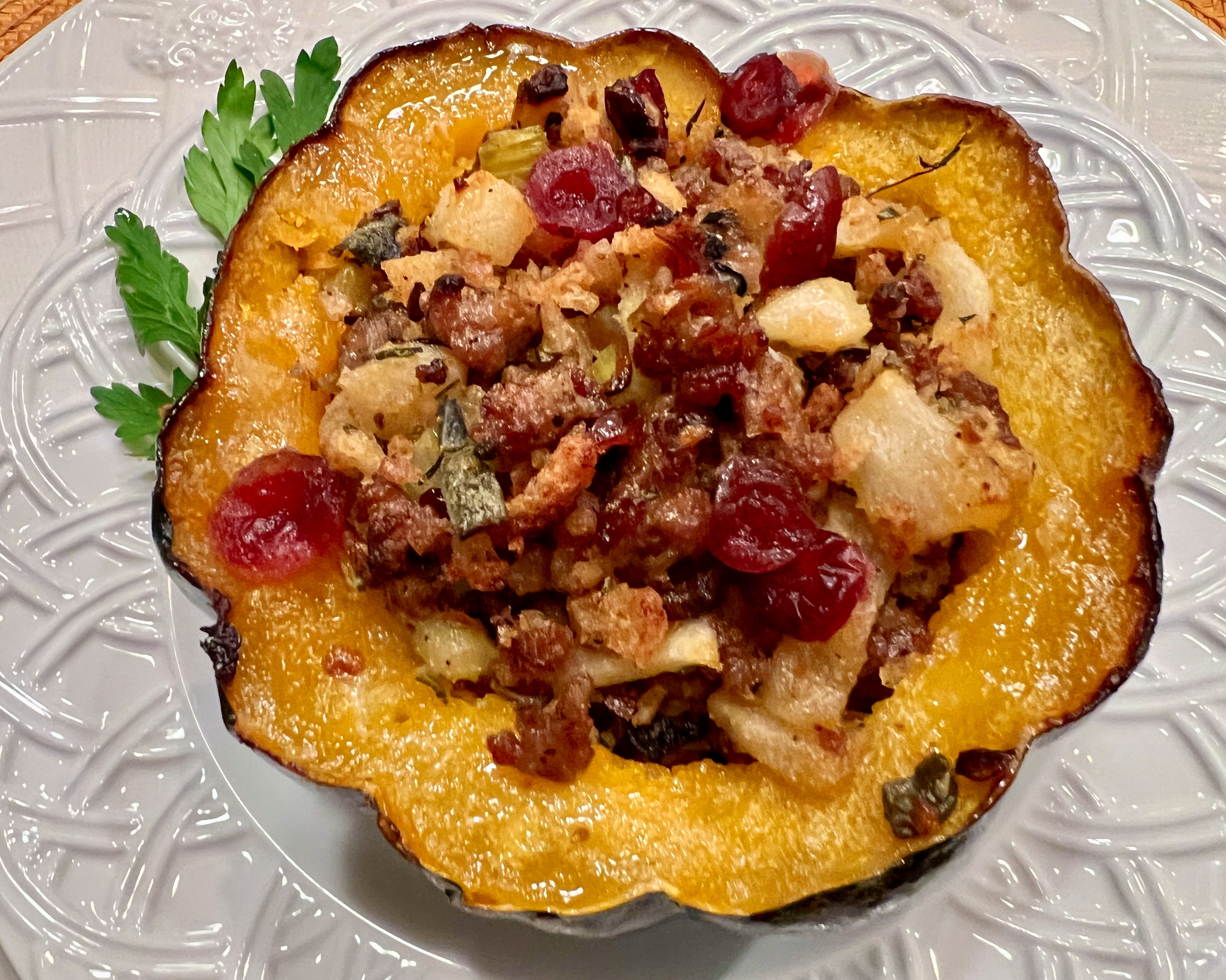 sausage-and-apple-stuffed-acorn-squash