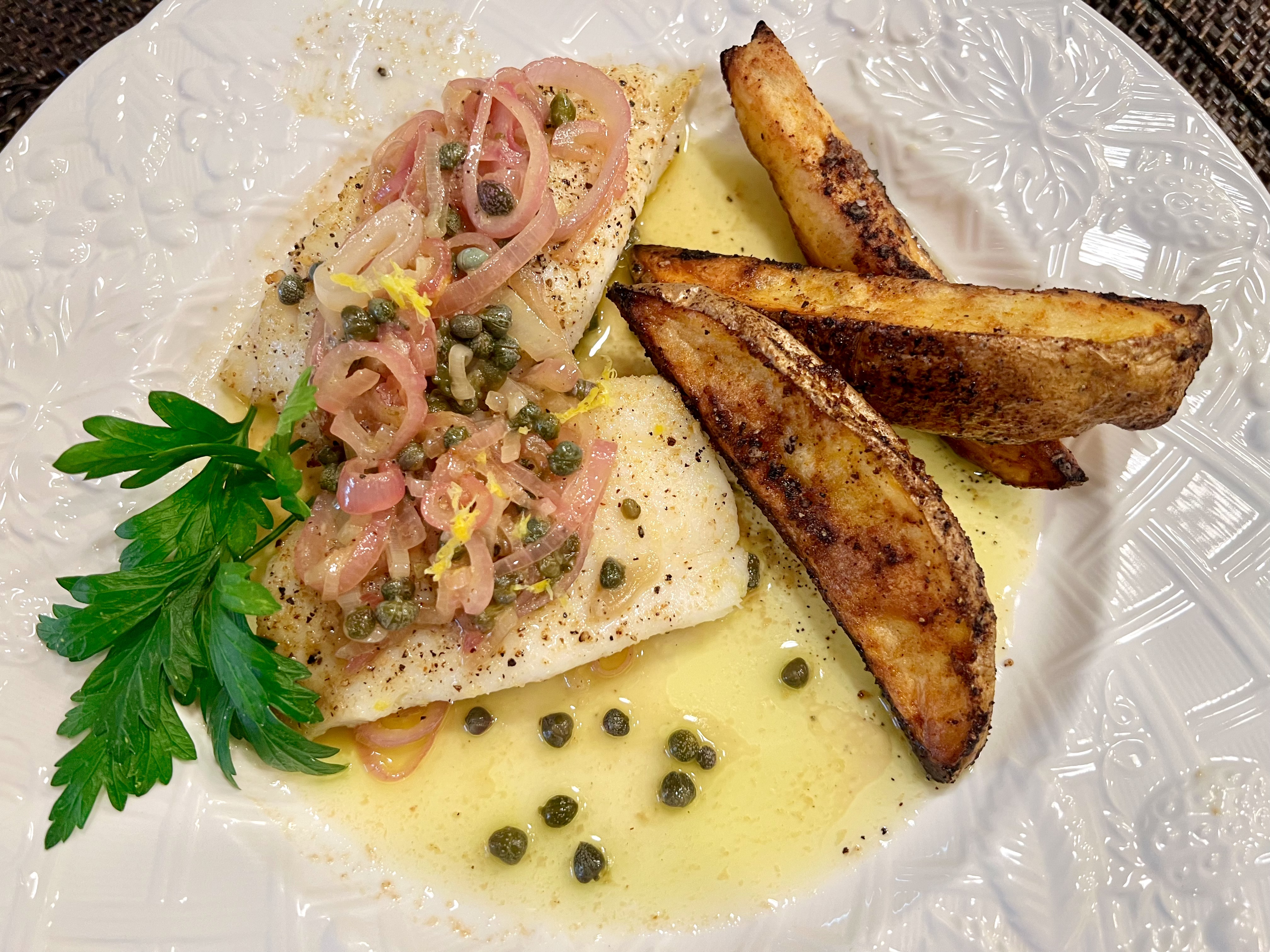 fish-piccata