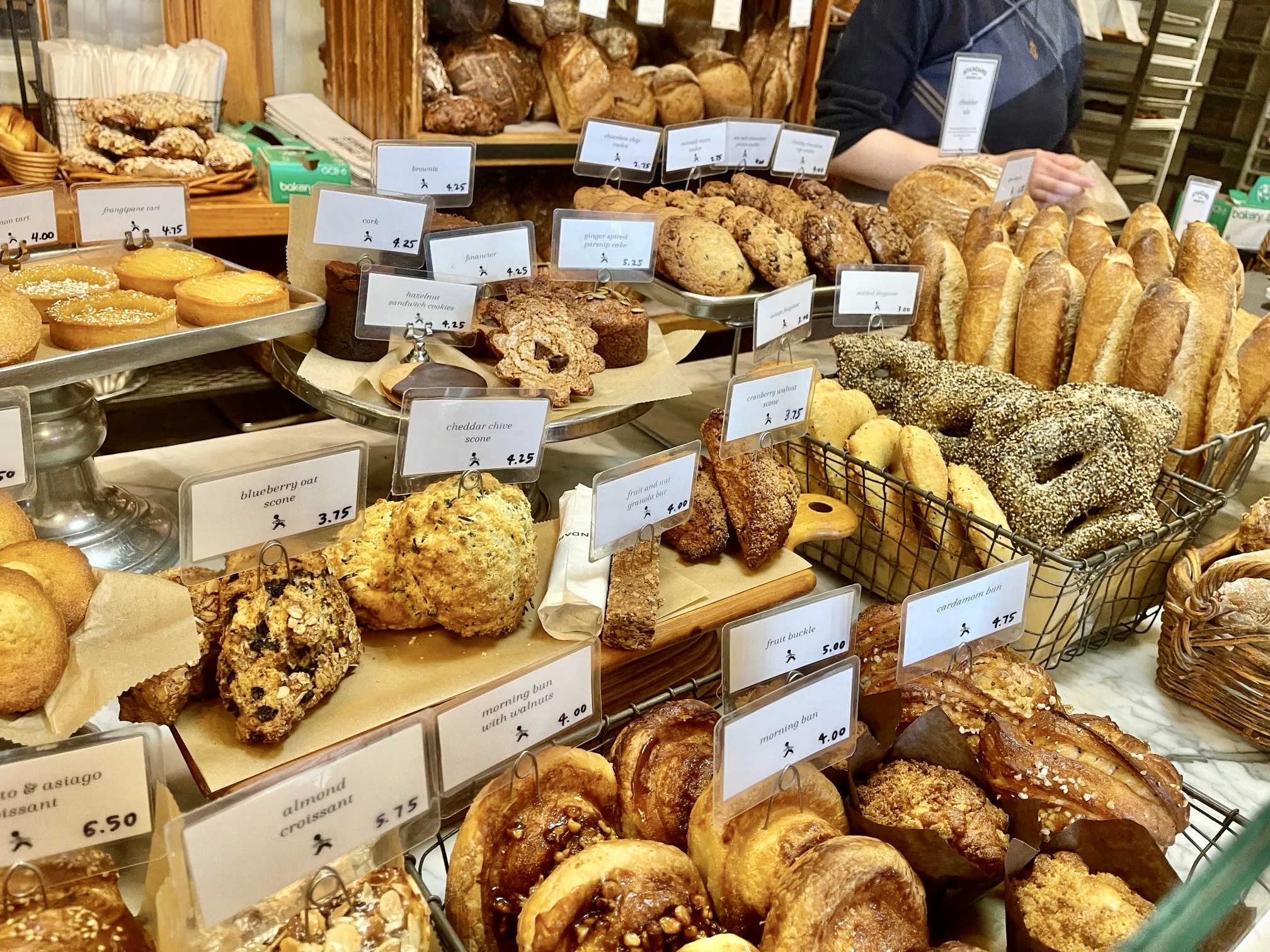 so many baked goods to choose from at standard baking co. Portland Maine 