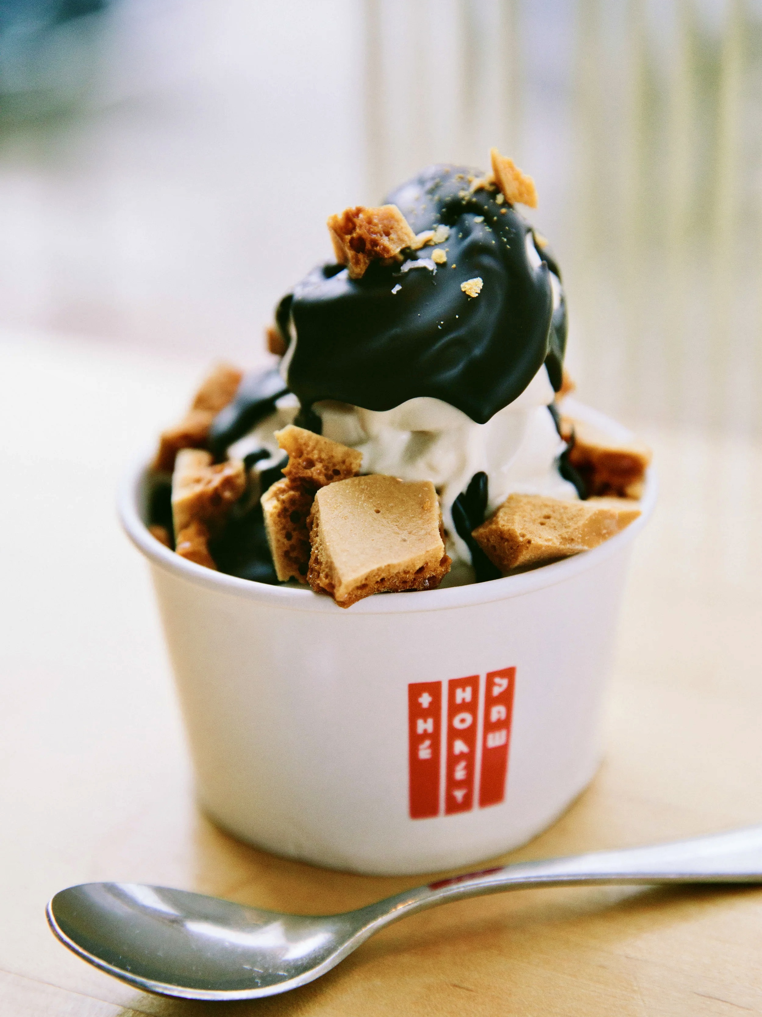 the honey paw soft serve in Portland Maine he