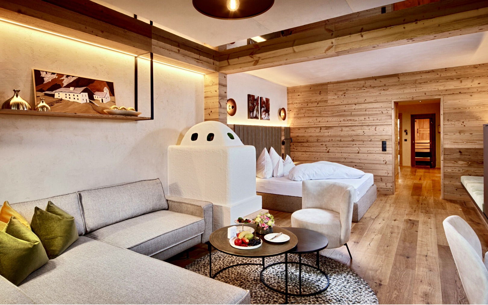 one of the room at Jagdhof Neustift Austria